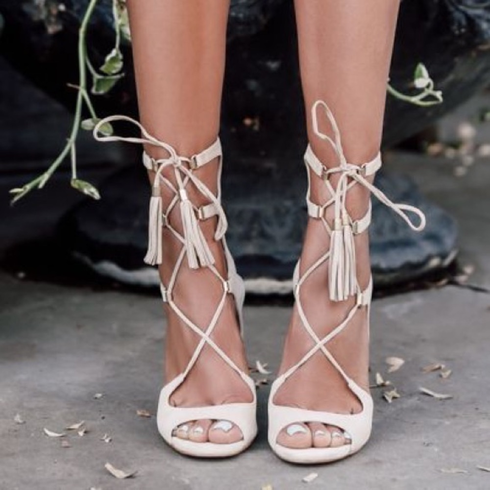 New Marc Fisher Lace Up Sandal